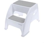 Tabouret marchepied - DREAMBABY - Toddler & Me 2 Up - Antidérapant et texturé - Jusqu'à 135kg pour les petits et les adultes - Gris