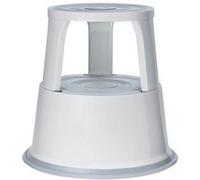Tabouret marchepied, en métal, RAL 7035, gris lumière