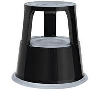 Tabouret marchepied, en métal, RAL 9005, noir