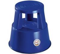 Tabouret marchepied STEP, plastique, bleu / RAL 5002