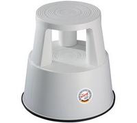 Tabouret marchepied STEP, plastique, gris lumière