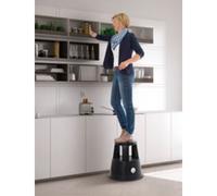 Tabouret marchepied SuperStep, en plastique, gris