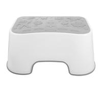 Tabouret Marchepied Toilette Antidérapant en PP Blanc pour Salle de Bain | Repose-pieds Maison, Usage Familial, Rangement Facile Près des Toilettes, Accès Lavabo Garçon Fille