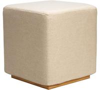 Tabouret moderne avec pieds carrés rembourrés en mousse pour coiffeuse, chambre à coucher, salon, meuble d'appoint élégant, repose-pieds confortable, polyvalent, décoration d'intérieur