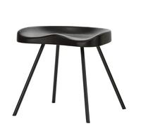 Tabouret N° 307 Tabouret Vitra Chêne massif foncé - 4055737137556