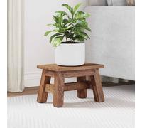 Tabouret Naturel 30 x 20 x 20 cm Bois d'Acajou vidaXL