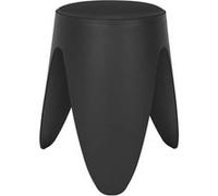Tabouret Noir Tulipe en Polypropylène Empilable Ø46 cm - QARIS - ALTOBUY Noir G