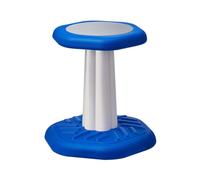 Tabouret oscillant enfant VEVOR pivotant 360° HDPE & fer - bleu, 3-7 ans, charge 70 kg