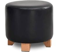 Tabouret ottoman en bois massif - Coiffeuse créative Repose-pieds élégant Banc à chaussures et tabouret de canapé 29 x 35 cm peu encombrant pour la décoration de la maison
