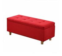 Tabouret ottoman en bois massif - Siège créatif à langer de chaussures, table basse, tabouret de canapé bas, tabouret carré de ménage