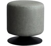 Tabouret ottoman pivotant à 360°, tabouret rond en polyuréthane, repose-pieds rembourré, coussin éponge épais, pouf élégant pour coiffeuse, décoration d'intérieur, assise confortable