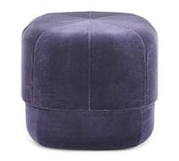 Tabouret ottoman rond en velours capitonné avec repose-pieds bas pour salon chic et décoratif Solution élégante pour meubles de maison