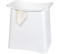 Tabouret Panier à Linge - WENKO - Wing - Plastique ABS - 33L - Charge 120kg