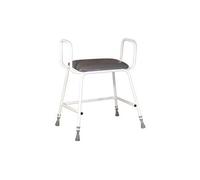 Tabouret perchoir bariatrique torbay avec bras, pieds réglable en hauteur