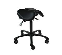 Tabouret Pivotant À roulettes en Cuir Synthétique, Siège De Bureau À Hauteur Hydraulique, Rembourrage Épais, for Salon, Cuisine, Charge Maximale: 440lb