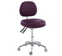 Tabouret pivotant à roulettes hydraulique réglable pour le bureau, le massage, le spa, la rédaction médicale, le tatouage, la beauté, le barbier