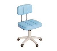 Tabouret pivotant classique réglable en hauteur avec dossier et roulettes pour salon, maison, spa, magasin, supporte 200 kg, parfait pour le confort et la mobilité