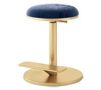 Tabouret pivotant en velours réglable en hauteur - Coussin confortable pour coiffeuse, chaise de soutien des pieds hauts