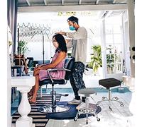 Tabouret pivotant hydraulique robuste avec hauteur réglable pour cuisine, salon, clinique, chaise en métal doré avec roulettes pour une utilisation polyvalente et confortable