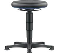 Tabouret pivotant Patins en similicuir Similicuir noir H.d'assise 450-650mm BIMOS 9460-MG01-3277-532