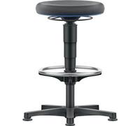Tabouret pivotant Patins et repose-pieds Supertec noir 9461-SP01-3277-532