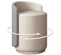 Tabouret pivotant pour coiffeuse confortable pour chambre à coucher et salle de maquillage Design rembourré élégant pour un confort et un style ultimes