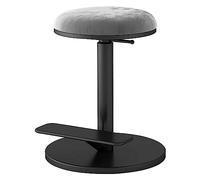 Tabouret pivotant réglable en velours avec coussin confortable pour coiffeuse, salon de beauté et utilisation à la maison, design chic pour un style et un confort ultimes