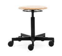Tabouret pivotante S 193 R 20 structure chrome WxHxD 48x45x48cm