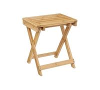 - Tabouret Pliable "Bambou" 44cm Naturel