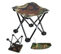 Tabouret pliable - Chaise rétractable antidérapante | Tabourets de camping portables | Marchepied en matériau stable | Tabourets à prise en main fiable pour pique-nique, plage, jardin, alpinisme