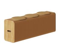 Tabouret pliable en accordéon - Siège polyvalent pour salon, café, entrée - Matériau papier kraft