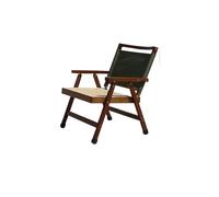Tabouret Pliable en Bois Chaises de Camping Pliables et Portables, idéales for l'extérieur, Le Jardin ou Les Loisirs, avec Dossier en Bambou(Color 2)