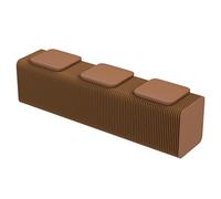 Tabouret pliable en papier avec coussin en polyuréthane et sac de rangement en feutre, supporte 181,4 kg, idéal pour salon, salle à manger et décoration de bureau