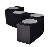 Tabouret pliable en papier et chaise de canapé, design accordéon télescopique pour bureau, salon, espace public