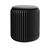 Tabouret pliable en papier kraft léger et compact en nid d'abeille - 32 x 37 cm - Idéal pour la maison et l'extérieur