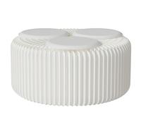 Tabouret pliable en papier kraft, léger et durable, design nid d'abeille, parfait pour le salon, la salle à manger et l'école