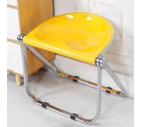 Tabouret pliable ergonomique avec cadre durable - Design léger et empilable pour bureau et balcon