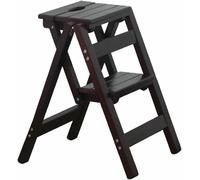 Tabouret pliable portable à 2 couches pour adultes - Marchepied de cuisine multifonction léger et chaise de bibliothèque épaisse pour un accès facile - Idéal pour la maison et le bureau