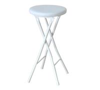 Tabouret pliable portable sans dossier, solution gain de place pour cuisine, bar ou salle de loisirs - Design compact léger pour un rangement et une mobilité faciles