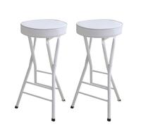 Tabouret pliable portable sans dossier, solution gain de place pour cuisine, bar ou salle de loisirs - Léger et facile à ranger, idéal pour la maison et l'extérieur