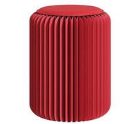 Tabouret pliable portable - Tabouret rond multifonction et table d'appoint, design en papier kraft pour salon, école et salle à manger