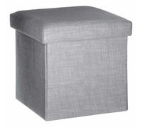 Tabouret pliable "Tomaz" gris clair - Atmosphera créateur d'intérieur