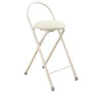Tabouret pliant avec pieds hauts et rembourrage en mousse souple pour bars et restaurants