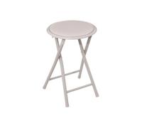 Paris Prix Tabouret pliant Basic 45 cm compact et léger Beige