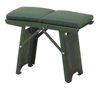 Tabouret Pliant, Chaise Pliante Robuste en Plein air, Chaise Portable pour la pêche, la randonnée, Le Barbecue, Les fêtes, L/Vert