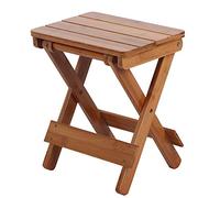 Tabouret Pliant Compact en Bambou Pliable, Chaise Pliante, Chambre à Coucher avec Balcon à Utiliser dans Votre Salon, Salle de Bain, Jardin, Bureau et Balcon