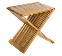 Tabouret pliant d'appoint bambou