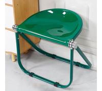 Tabouret pliant en acrylique léger et ergonomique avec cadre en métal pour balcon et bureau Design transparent sans accoudoirs