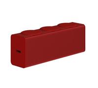 Tabouret Pliant en Papier Kraft, Banc Alvéolé Accordéon Pliable pour Petits Espaces, Repose-Pieds et Table d’Appoint Portable pour Salon et Bureau Moderne,Red-44×31×150cm