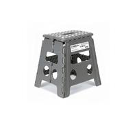 Tabouret Pliant Gris 40cm, Marchepied Pied Pliable BM TOOLS BMT-MP40-GRIS - 150kg Capacité, Léger et Compact pour Adulte/Enfant